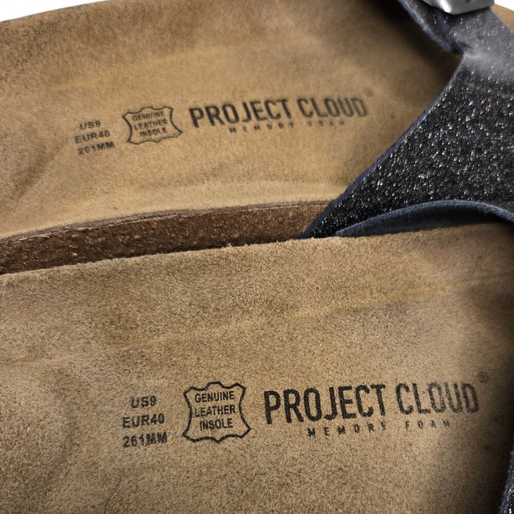 Project Cloud Metallic Strap Slide Sandals Women'… - image 6